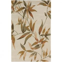 Ascot 4 Bombay Floral Ivory 5 ft. x 7 ft. 9 in. Area Rug by Addison Rugs