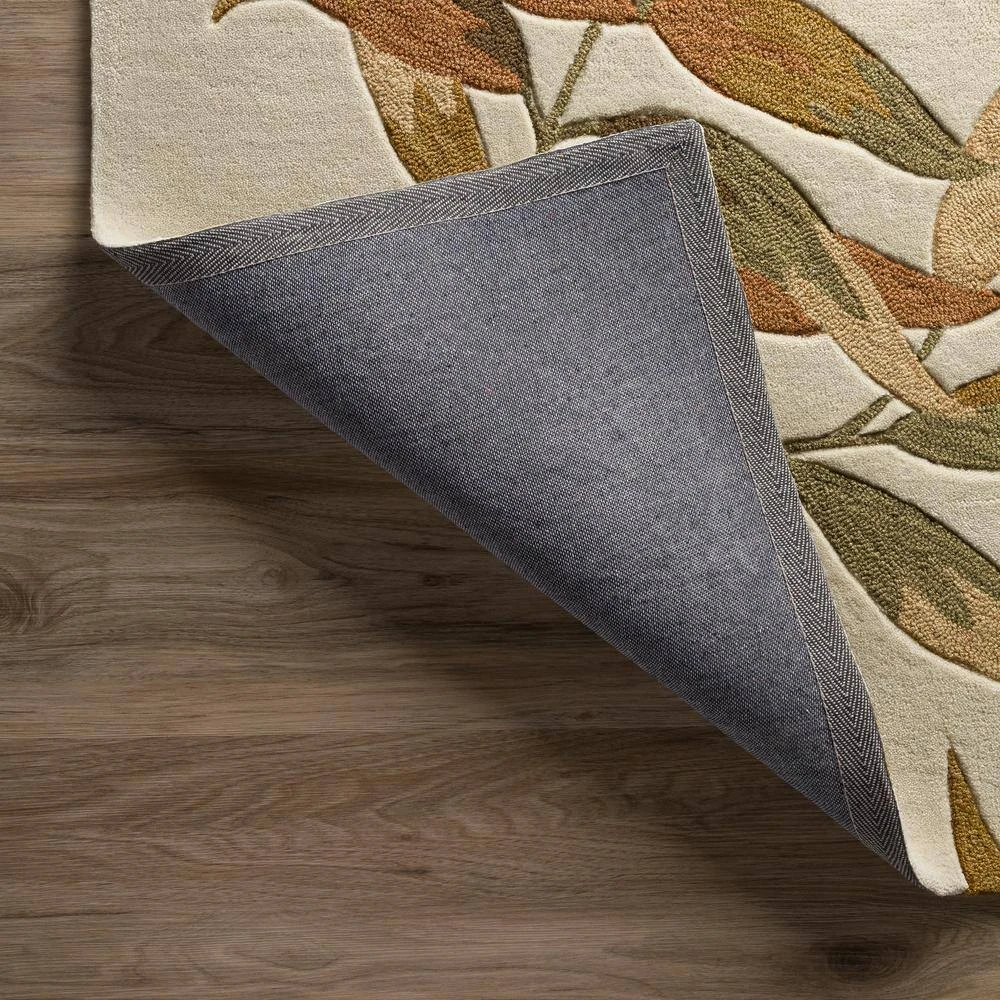 Ascot 4 Bombay Floral Ivory 5 ft. x 7 ft. 9 in. Area Rug by Addison Rugs 5 Ascot 4 Bombay Floral Ivory 5 ft. x 7 ft. 9 in. Area Rug by Addison Rugs - Image 3