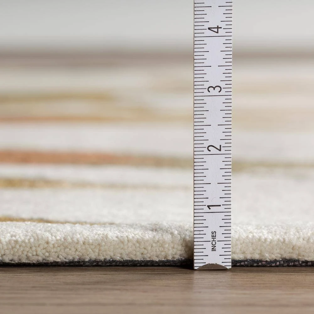 Ascot 4 Bombay Floral Ivory 5 ft. x 7 ft. 9 in. Area Rug by Addison Rugs 6 Ascot 4 Bombay Floral Ivory 5 ft. x 7 ft. 9 in. Area Rug by Addison Rugs - Image 4