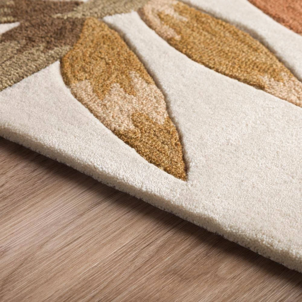 Ascot 4 Bombay Floral Ivory 5 ft. x 7 ft. 9 in. Area Rug by Addison Rugs 4 Ascot 4 Bombay Floral Ivory 5 ft. x 7 ft. 9 in. Area Rug by Addison Rugs - Image 2