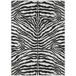 Kruger Ivory 10 ft. x 14 ft. Animal Print Area Rug by Addison Rugs