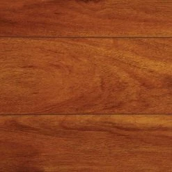 High Gloss Jatoba 8 mm Thick x 5-5/8 in. Wide x 47-3/4 in. Length Laminate Flooring (18.65 sq. ft. / case) by TrafficMaster