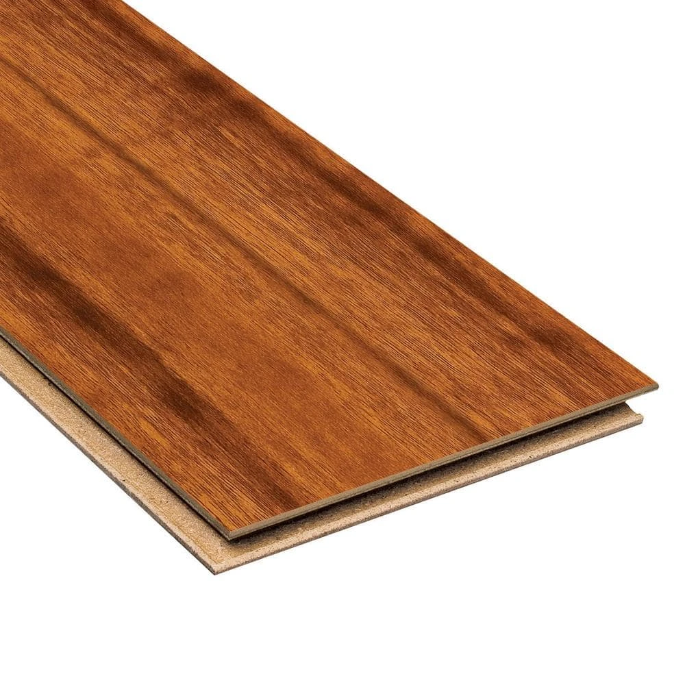 High Gloss Jatoba 8 mm Thick x 5-5/8 in. Wide x 47-3/4 in. Length Laminate Flooring (18.65 sq. ft. / case) by TrafficMaster 5 High Gloss Jatoba 8 mm Thick x 5-5/8 in. Wide x 47-3/4 in. Length Laminate Flooring (18.65 sq. ft. / case) by TrafficMaster - Image 3