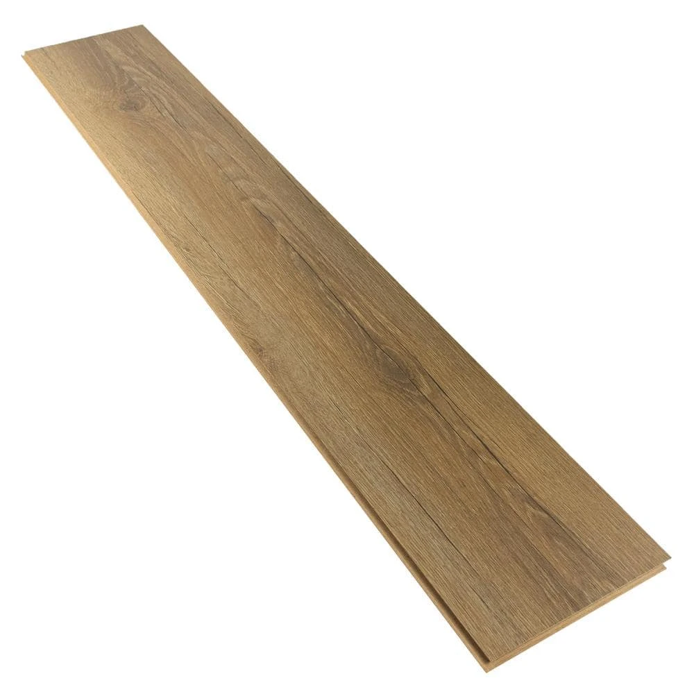 Kettle Keep Oak 8 mm T x 8.03 in. W Water Resistant Laminate Wood Flooring (21.26 sq.ft/Case) by TrafficMaster 5 Kettle Keep Oak 8 mm T x 8.03 in. W Water Resistant Laminate Wood Flooring (21.26 sq.ft/Case) by TrafficMaster - Image 3