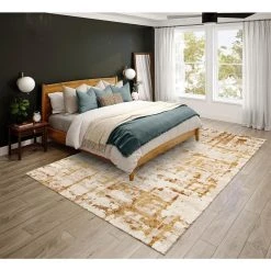 Evolve Khaki 8 ft. x 10 ft. Abstract Area Rug by Addison Rugs -TrafficMaster || Addison Rugs Sales khaki addison rugs area rugs hdee5kh8x10 31 1000