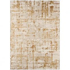 Evolve Khaki 8 ft. x 10 ft. Abstract Area Rug by Addison Rugs