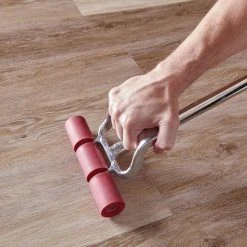 6 in. W Khaki Oak GripStrip Luxury Vinyl Plank Flooring (24 sq. ft./case) by TrafficMaster -TrafficMaster || Addison Rugs Sales khaki oak trafficmaster vinyl plank flooring 185312 fa 1000