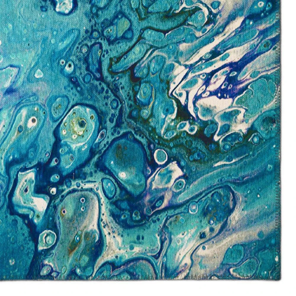 Copeland Lagoon 5 ft. x 7 ft. 6 in. Abstract Area Rug by Addison Rugs 6 Copeland Lagoon 5 ft. x 7 ft. 6 in. Abstract Area Rug by Addison Rugs - Image 4