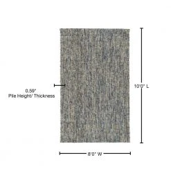 Sierra 1 Lakeview 8 ft. x 10 ft. Tonal Solid Wool Indoor Area Rug by Addison Rugs -TrafficMaster || Addison Rugs Sales lakeview addison rugs area rugs hdsr1la8x10 76 1000