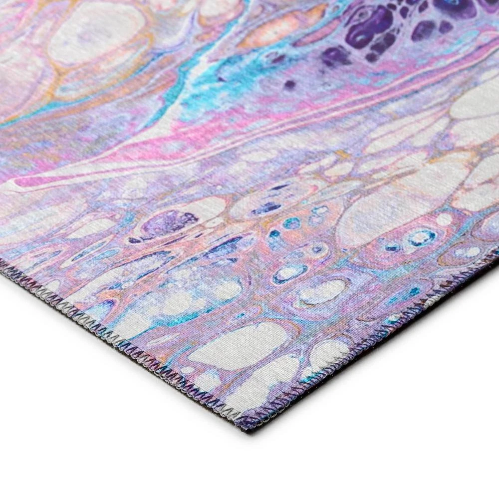 Copeland Lavender 3 ft. x 5 ft. Abstract Area Rug by Addison Rugs 4 Copeland Lavender 3 ft. x 5 ft. Abstract Area Rug by Addison Rugs - Image 2