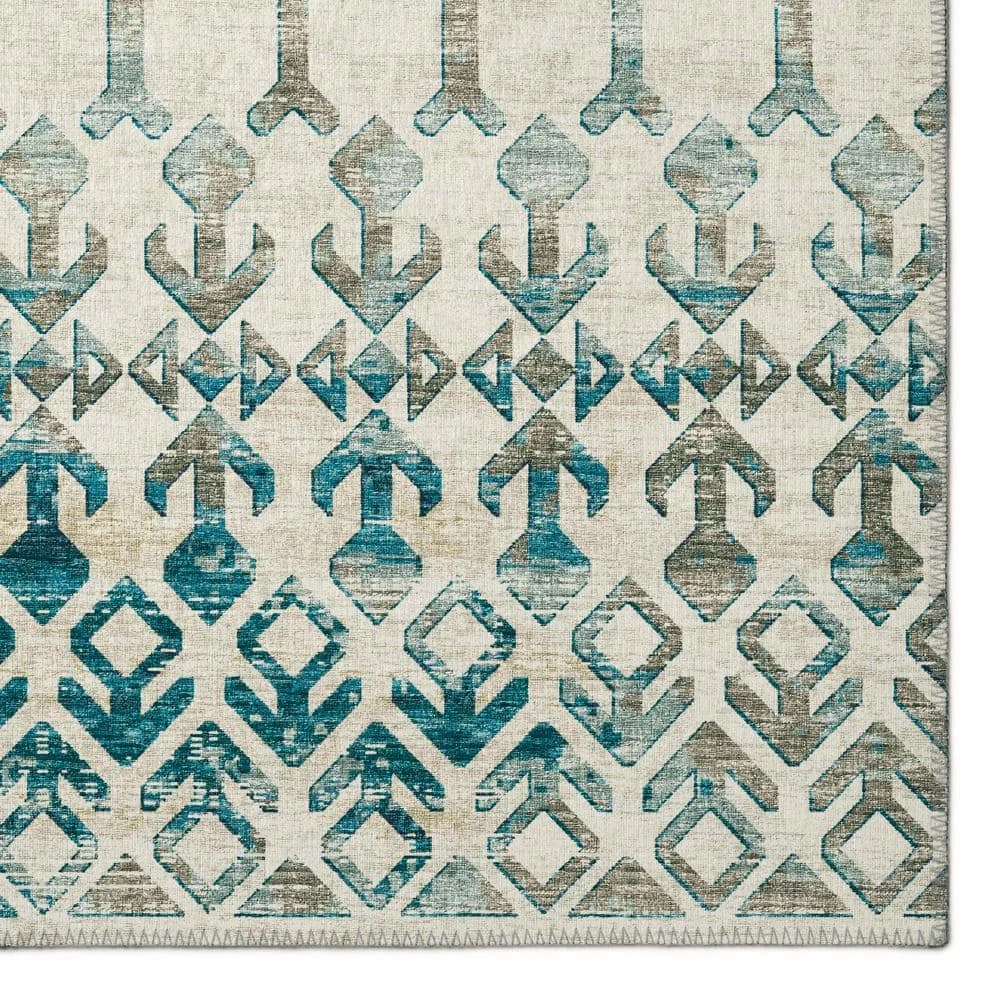 Evolve Linen 1 ft. 8 in. x 2 ft. 6 in. Aztec/Incan Accent Rug by Addison Rugs 6 Evolve Linen 1 ft. 8 in. x 2 ft. 6 in. Aztec/Incan Accent Rug by Addison Rugs - Image 4