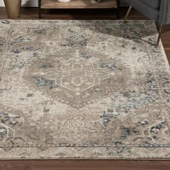 Provincial 7 Linen 7 ft. 10 in. x 10 ft. 7 in. Medallion Persian Area Rug by Addison Rugs 25 Provincial 7 Linen 7 ft. 10 in. x 10 ft. 7 in. Medallion Persian Area Rug by Addison Rugs -TrafficMaster || Addison Rugs Sales linen addison rugs area rugs hdpc7li8x11 31 1000