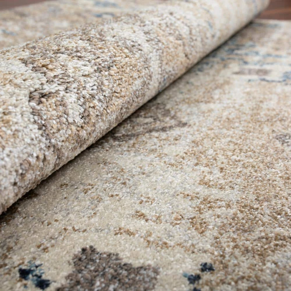 Provincial 7 Linen 7 ft. 10 in. x 10 ft. 7 in. Medallion Persian Area Rug by Addison Rugs 11 Provincial 7 Linen 7 ft. 10 in. x 10 ft. 7 in. Medallion Persian Area Rug by Addison Rugs - Image 9