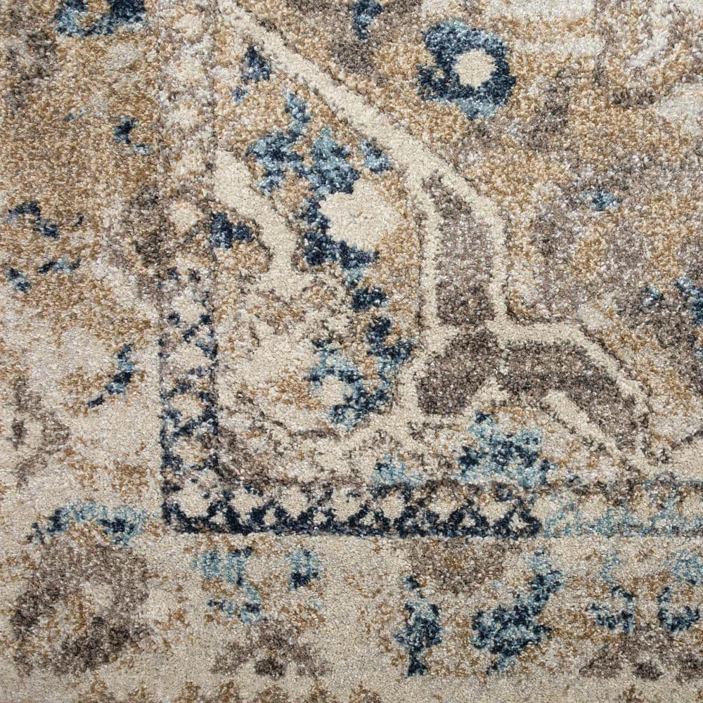 Provincial 7 Linen 7 ft. 10 in. x 10 ft. 7 in. Medallion Persian Area Rug by Addison Rugs 8 Provincial 7 Linen 7 ft. 10 in. x 10 ft. 7 in. Medallion Persian Area Rug by Addison Rugs - Image 6