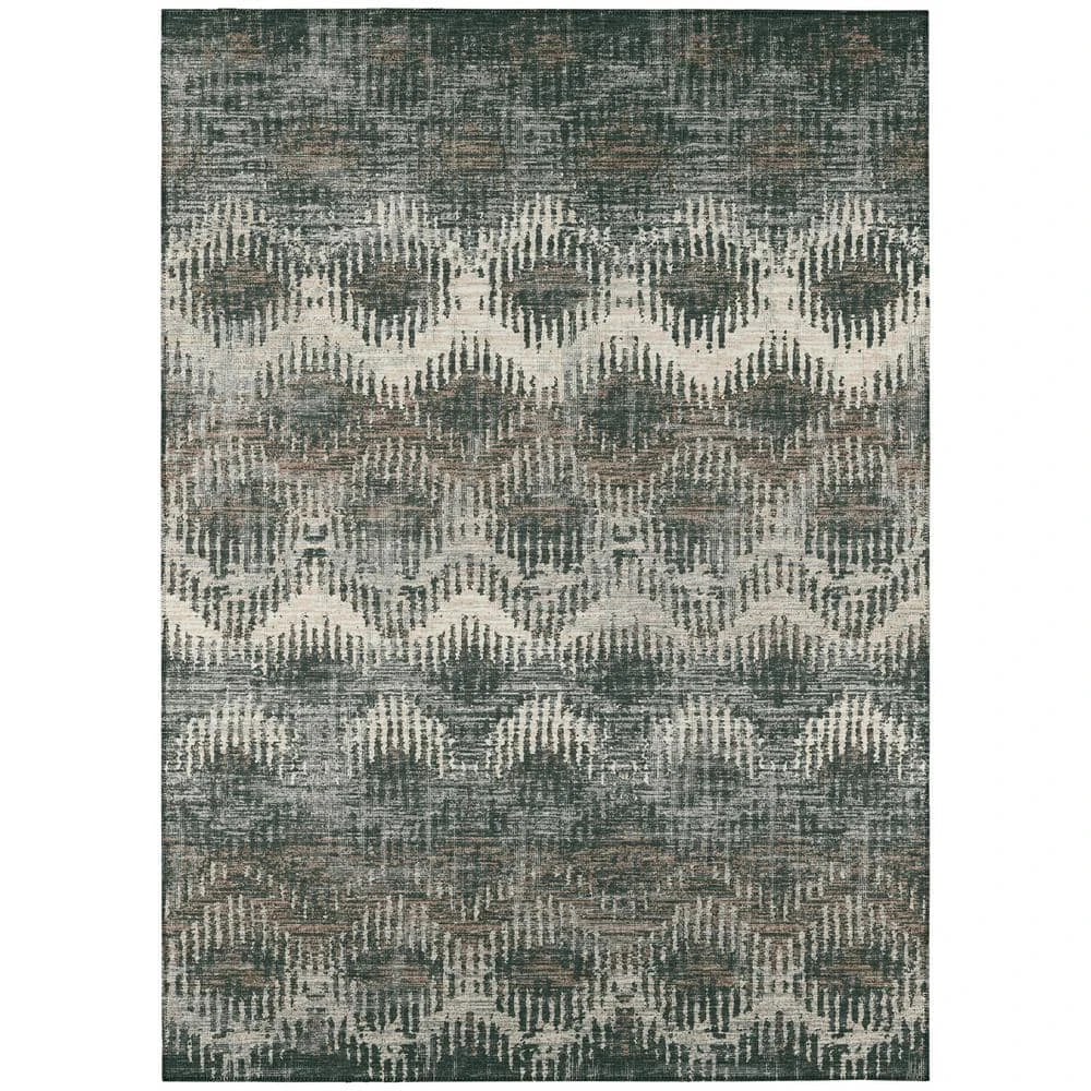 Evolve Midnight 10 ft. x 14 ft. Chevron Area Rug by Addison Rugs 3 Evolve Midnight 10 ft. x 14 ft. Chevron Area Rug by Addison Rugs