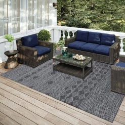 Modena Midnight 8 ft. x 10 ft. Southwest Area Rug by Addison Rugs -TrafficMaster || Addison Rugs Sales midnight addison rugs area rugs hdmo1mn8x10 31 1000