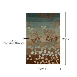 Ascot 1 Striped Floral Mocha 8 ft. x 10 ft. Area Rug by Addison Rugs 14 Ascot 1 Striped Floral Mocha 8 ft. x 10 ft. Area Rug by Addison Rugs -TrafficMaster || Addison Rugs Sales mocha addison rugs area rugs hdas1mo8x10 76 1000