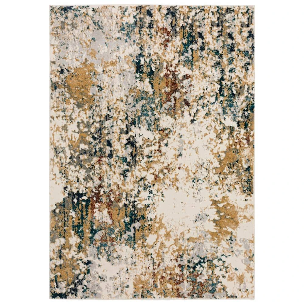 Gentry 26 Multi 9 Ft. 4 In. x 13 Ft. 2 In. Abstract Watercolor Area Rug by Addison Rugs 3 Gentry 26 Multi 9 Ft. 4 In. x 13 Ft. 2 In. Abstract Watercolor Area Rug by Addison Rugs