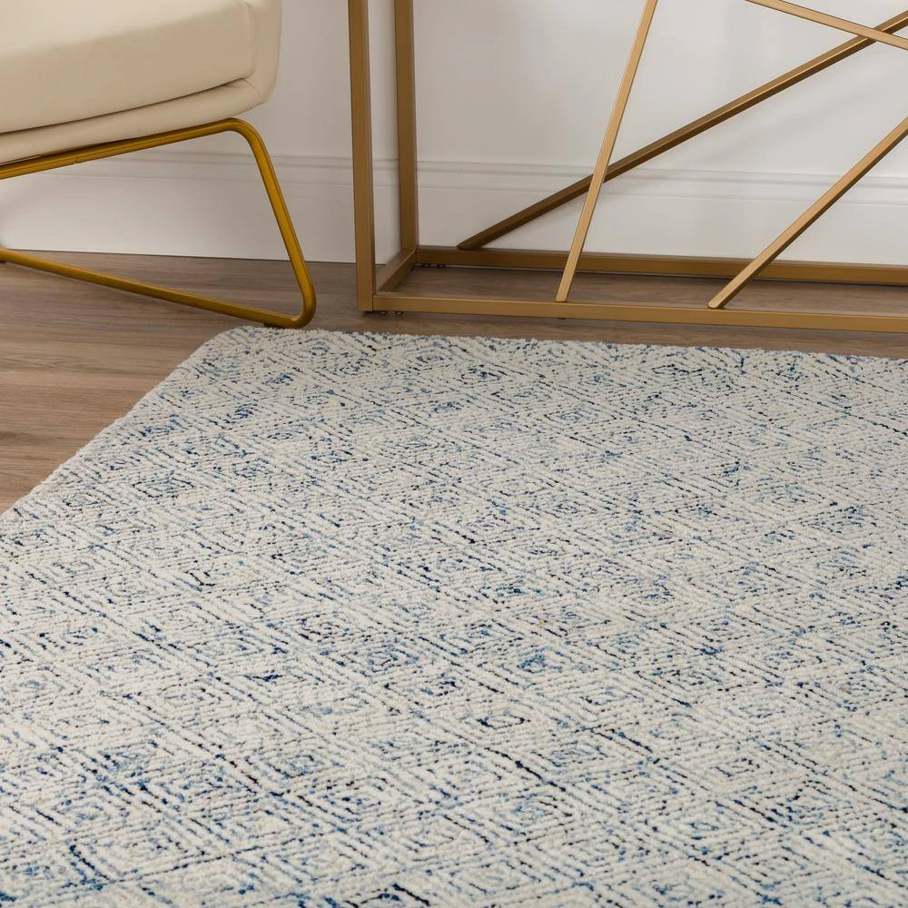 Evie 1 Navy 9 ft. x 13 ft. Area Rug by Addison Rugs 5 Evie 1 Navy 9 ft. x 13 ft. Area Rug by Addison Rugs - Image 3