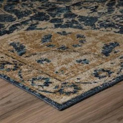 Fergus 3 Navy 2 ft. 3 in. x 7 ft. 5 in. Runner Rug by Addison Rugs -TrafficMaster || Addison Rugs Sales navy addison rugs area rugs hdfg3na2x7 4f 1000