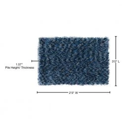 Flannery 1 Navy 2 ft. x 3 ft. Area Rug by Addison Rugs -TrafficMaster || Addison Rugs Sales navy addison rugs area rugs hdfl1na2x3 76 1000