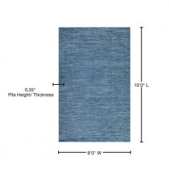 Yuma 1 Navy 8 ft. x 10 ft. Area Rug by Addison Rugs 14 Yuma 1 Navy 8 ft. x 10 ft. Area Rug by Addison Rugs -TrafficMaster || Addison Rugs Sales navy addison rugs area rugs hdyu1na8x10 76 1000