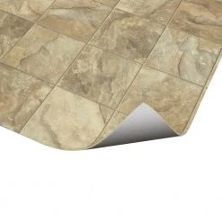 Neutral Square Slate Stone Residential Vinyl Sheet Flooring 12ft. Wide x Cut to Length by TrafficMaster 24 Neutral Square Slate Stone Residential Vinyl Sheet Flooring 12ft. Wide x Cut to Length by TrafficMaster -TrafficMaster || Addison Rugs Sales neutral slate trafficmaster vinyl sheet flooring u6920 258c990p144 fa 1000