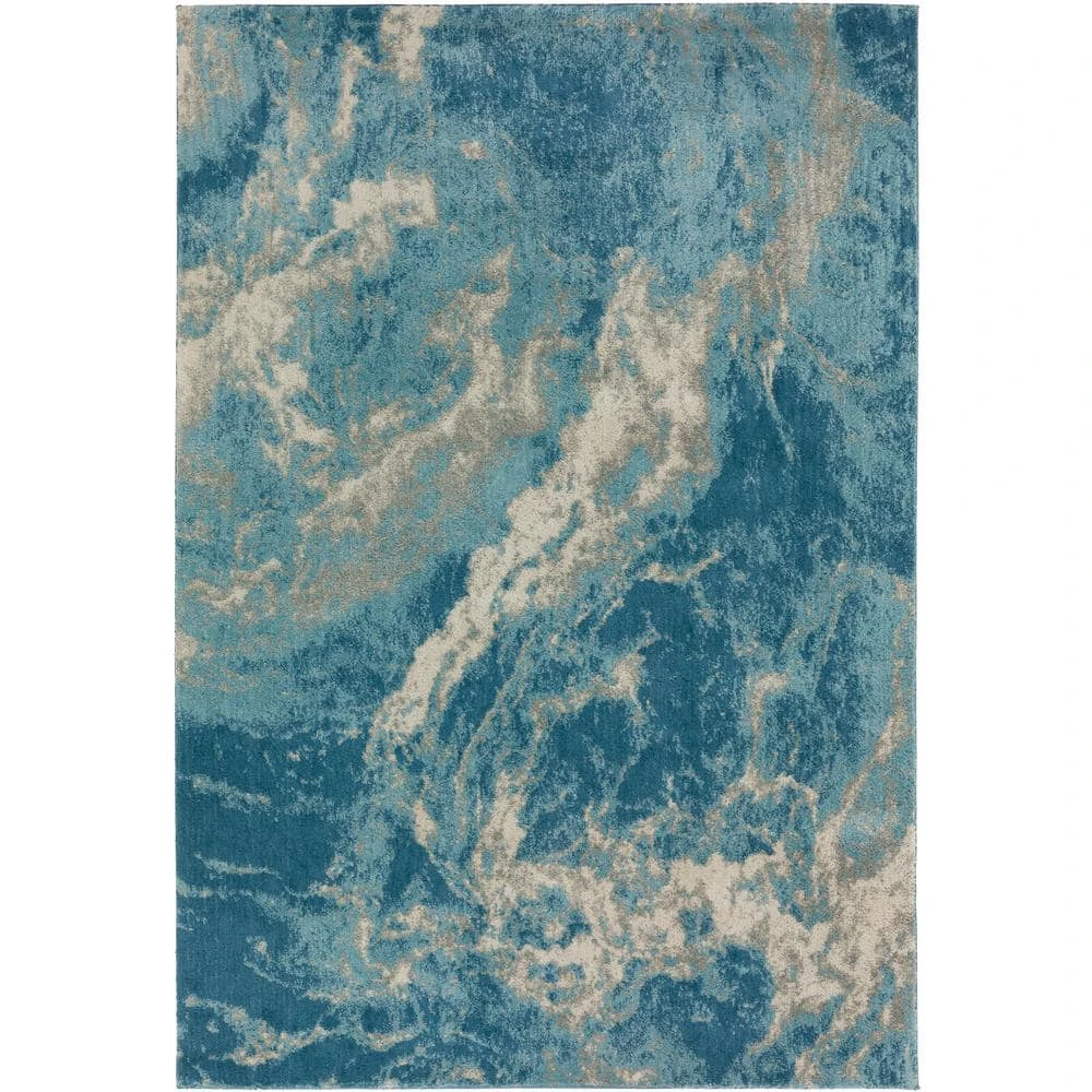 Larkin 1 Ocean 5 ft. 1 in. x 7 ft. 5 in. Area Rug by Addison Rugs 3 Larkin 1 Ocean 5 ft. 1 in. x 7 ft. 5 in. Area Rug by Addison Rugs