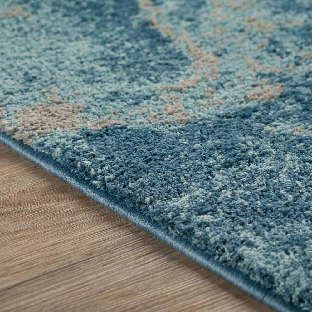 Larkin 1 Ocean 5 ft. 1 in. x 7 ft. 5 in. Area Rug by Addison Rugs 4 Larkin 1 Ocean 5 ft. 1 in. x 7 ft. 5 in. Area Rug by Addison Rugs - Image 2