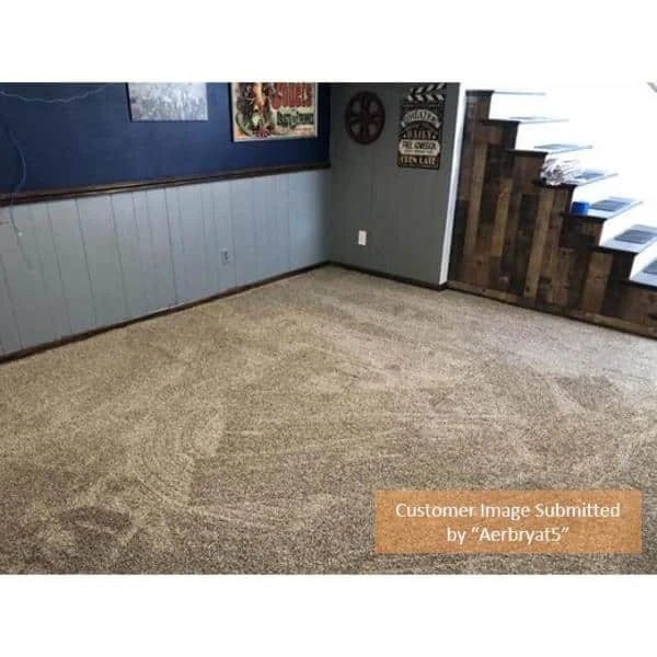 Calico Rock Brown Residential 18 in. x 18 Peel and Stick Carpet Tile (10 Tiles/Case) 22.50 sq. ft. by TrafficMaster 11 Calico Rock Brown Residential 18 in. x 18 Peel and Stick Carpet Tile (10 Tiles/Case) 22.50 sq. ft. by TrafficMaster - Image 9