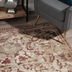 Provincial 4 Paprika 9 ft. 6 x 13 ft. 2 Distressed Persian Area Rug by Addison Rugs 16 Provincial 4 Paprika 9 ft. 6 x 13 ft. 2 Distressed Persian Area Rug by Addison Rugs -TrafficMaster || Addison Rugs Sales paprika addison rugs area rugs hdpc4pa10x13 1d 1000