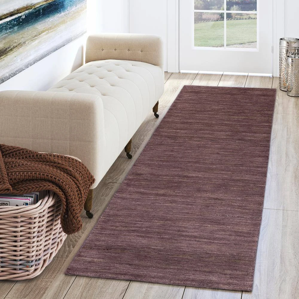 Corbett 1 Plum 2 ft. 3 in. x 7 ft. 6 in. Area Rug by Addison Rugs 13 Corbett 1 Plum 2 ft. 3 in. x 7 ft. 6 in. Area Rug by Addison Rugs - Image 11