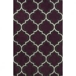 Tantamount 3 Morrocan Trellis Plum 9 ft. x 13 ft. Area Rug by Addison Rugs