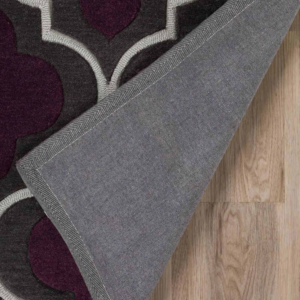 Tantamount 3 Morrocan Trellis Plum 9 ft. x 13 ft. Area Rug by Addison Rugs 5 Tantamount 3 Morrocan Trellis Plum 9 ft. x 13 ft. Area Rug by Addison Rugs - Image 3
