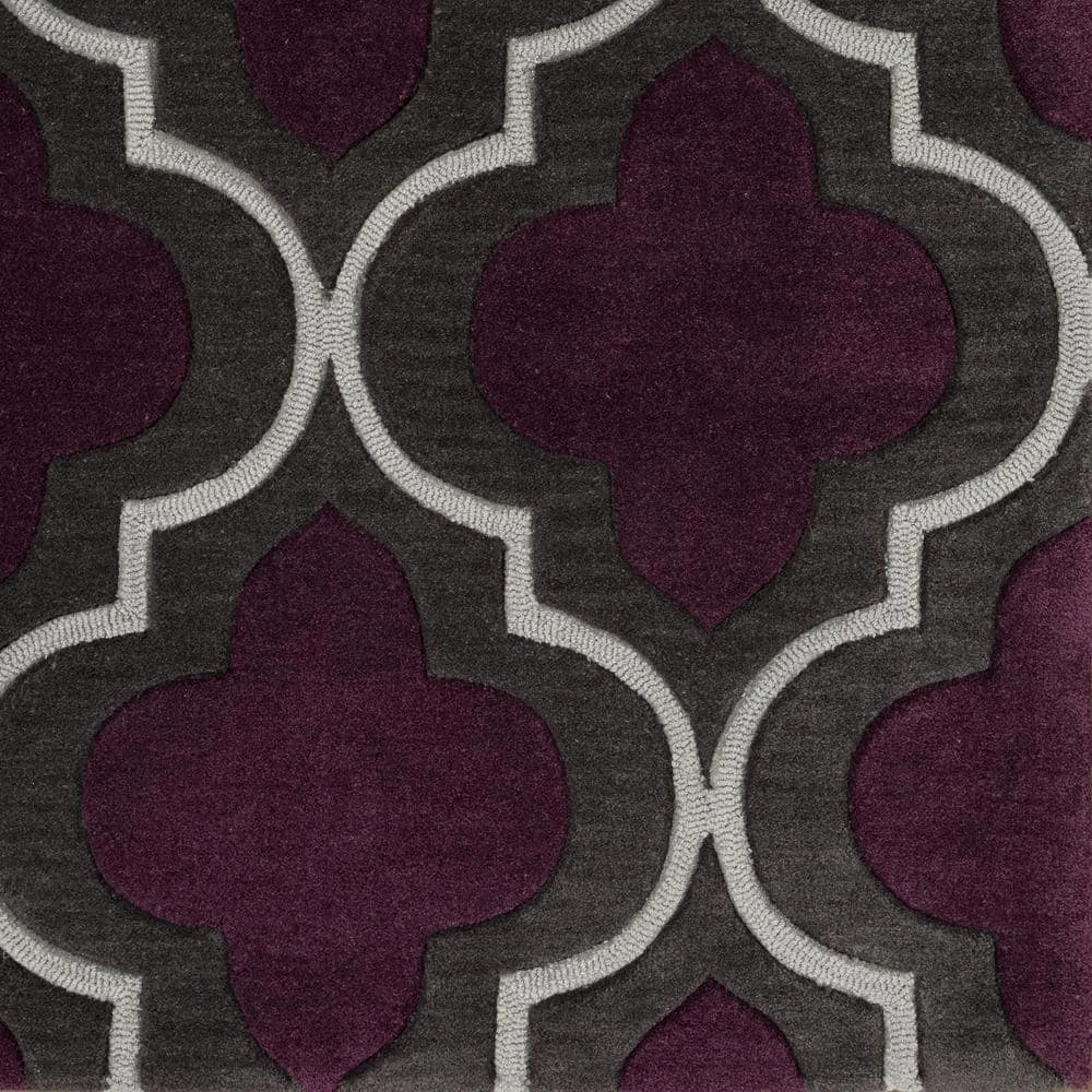 Tantamount 3 Morrocan Trellis Plum 9 ft. x 13 ft. Area Rug by Addison Rugs 6 Tantamount 3 Morrocan Trellis Plum 9 ft. x 13 ft. Area Rug by Addison Rugs - Image 4