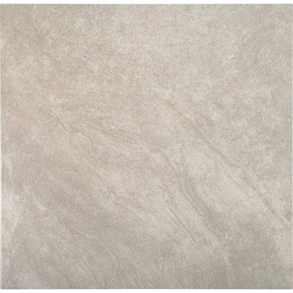 Portland Stone Gray 18 in. x 18 in. Glazed Ceramic Floor and Wall Tile (17.44 sq. ft. / case) by TrafficMaster 8 Portland Stone Gray 18 in. x 18 in. Glazed Ceramic Floor and Wall Tile (17.44 sq. ft. / case) by TrafficMaster - Image 6