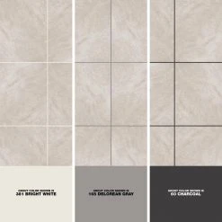 Portland Stone Gray 18 in. x 18 in. Glazed Ceramic Floor and Wall Tile (348.8 sq. ft. / pallet) by TrafficMaster -TrafficMaster || Addison Rugs Sales portland stone gray trafficmaster ceramic tile ulmk1818pl1pv 1d 1000