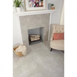 Portland Stone Gray 18 in. x 18 in. Glazed Ceramic Floor and Wall Tile (348.8 sq. ft. / pallet) by TrafficMaster -TrafficMaster || Addison Rugs Sales portland stone gray trafficmaster ceramic tile ulmk1818pl1pv 40 1000