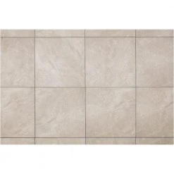 Portland Stone Gray 18 in. x 18 in. Glazed Ceramic Floor and Wall Tile (348.8 sq. ft. / pallet) by TrafficMaster -TrafficMaster || Addison Rugs Sales portland stone gray trafficmaster ceramic tile ulmk1818pl1pv 4f 1000