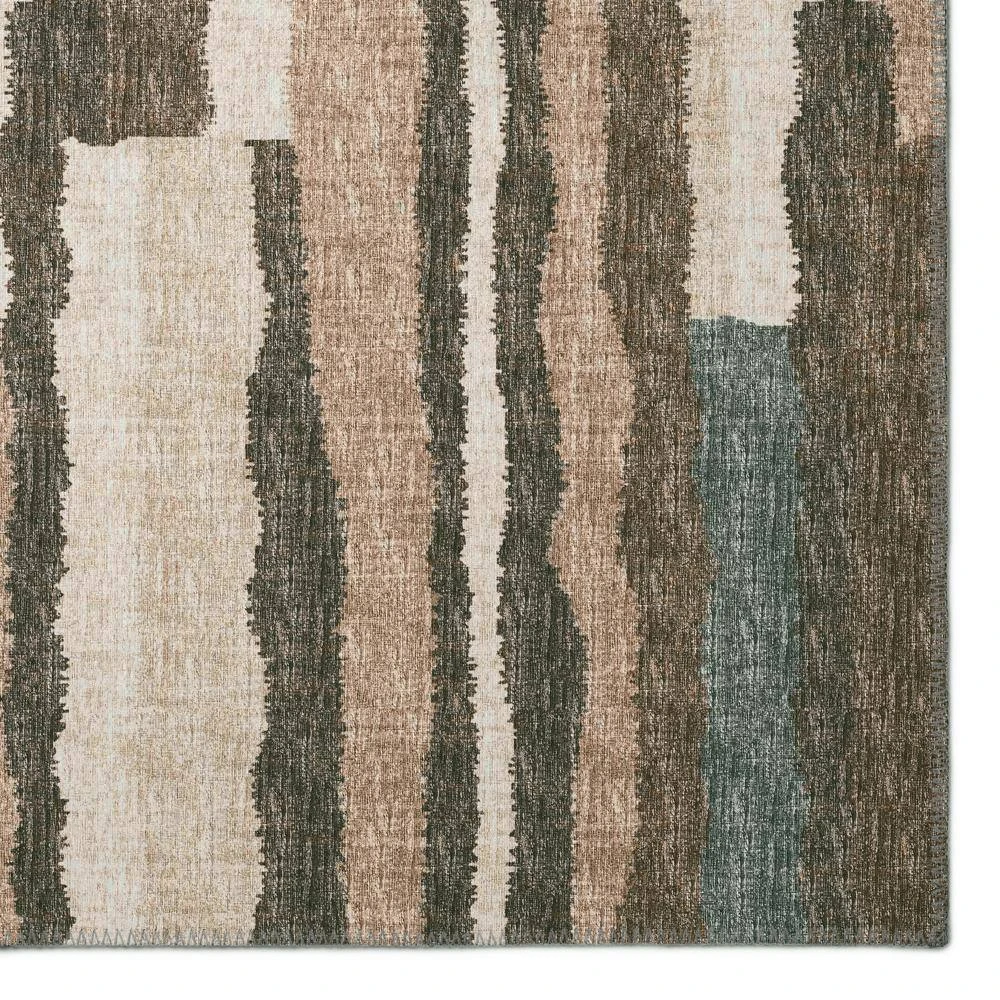 Evolve Sable 10 ft. x 14 ft. Striped Area Rug by Addison Rugs 6 Evolve Sable 10 ft. x 14 ft. Striped Area Rug by Addison Rugs - Image 4