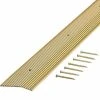 Satin Brass Fluted 72 in. x 2 in. Carpet Trim by TrafficMaster -TrafficMaster || Addison Rugs Sales satin brass trafficmaster carpet transition strips 18549 64 1000