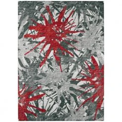Evolve Scarlet 9 ft. x 12 ft. Color Splash Area Rug by Addison Rugs