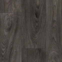 Scorched Walnut Charcoal Wood Residential Vinyl Sheet Flooring 12ft. Wide x Cut to Length by TrafficMaster