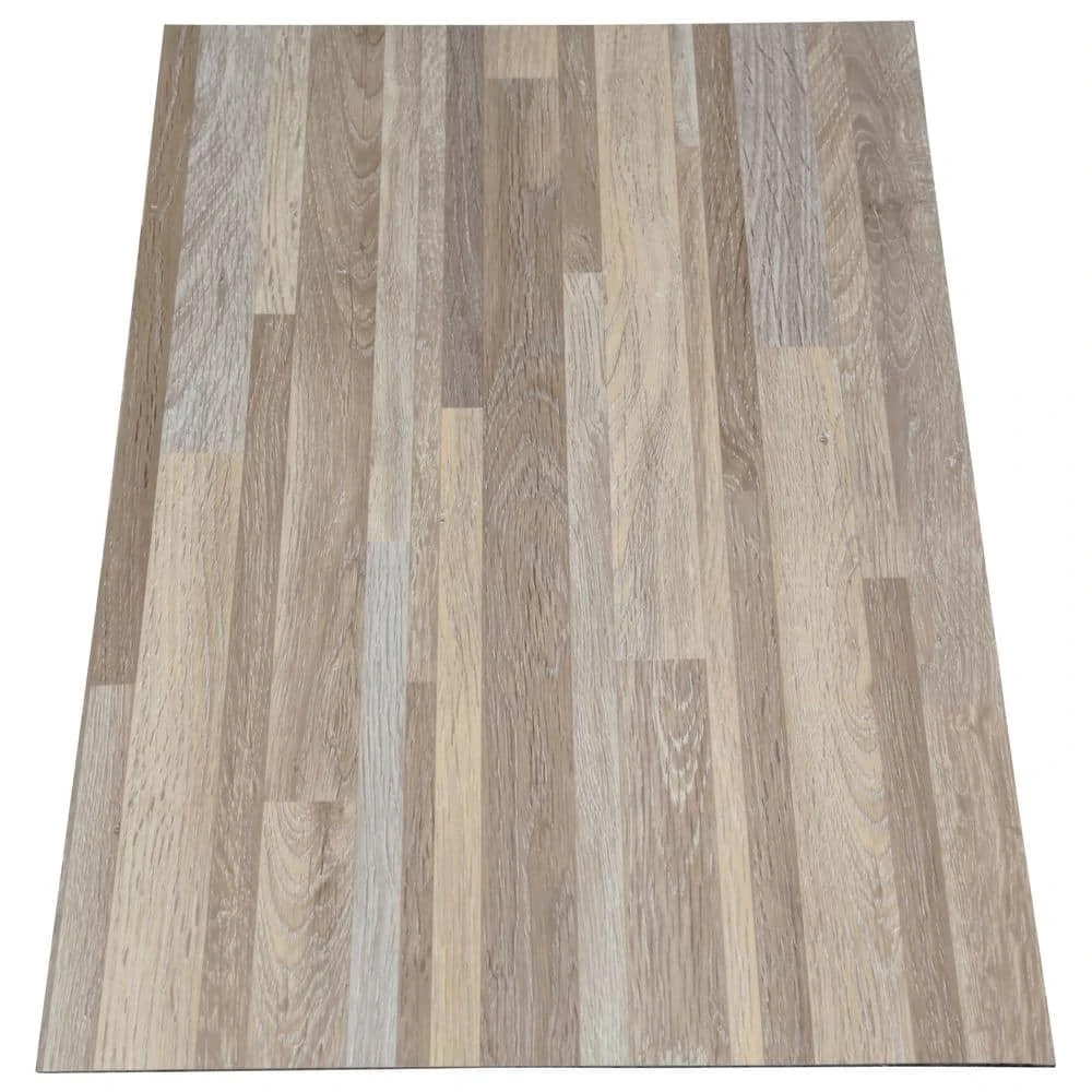 Seashore Wood 12 in. x 24 in. Peel and Stick Vinyl Tile Flooring (20 sq. ft. / case) by TrafficMaster 6 Seashore Wood 12 in. x 24 in. Peel and Stick Vinyl Tile Flooring (20 sq. ft. / case) by TrafficMaster - Image 4