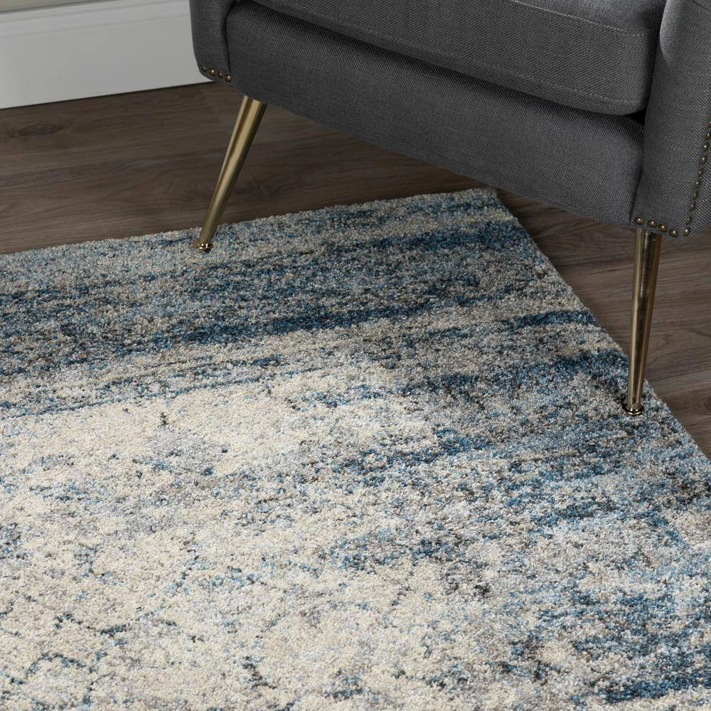 Benelli 5 Silver 3 ft. 3 in. x 5 ft. 3 in. Area Rug by Addison Rugs 5 Benelli 5 Silver 3 ft. 3 in. x 5 ft. 3 in. Area Rug by Addison Rugs - Image 3