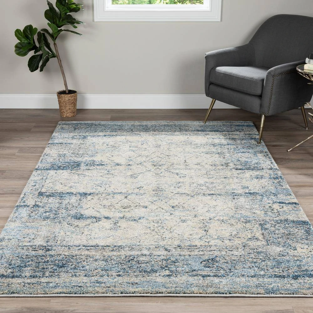 Benelli 5 Silver 3 ft. 3 in. x 5 ft. 3 in. Area Rug by Addison Rugs 13 Benelli 5 Silver 3 ft. 3 in. x 5 ft. 3 in. Area Rug by Addison Rugs - Image 11