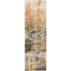Gentry 19 Silver 2 Ft. 3 In. x 7 Ft. 5 In. Abstract Area Rug by Addison Rugs