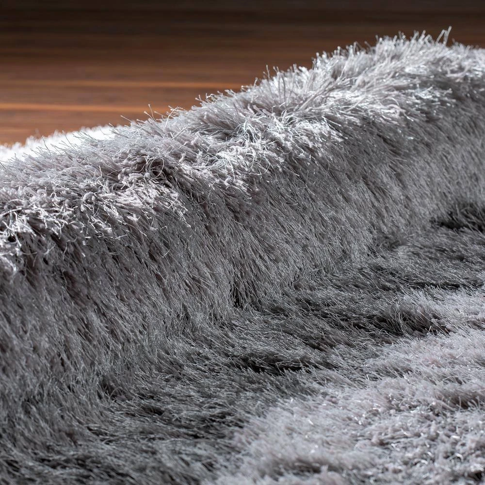 Sensation 1 Silver 9 ft. x 13 ft. Area Rug by Addison Rugs 10 Sensation 1 Silver 9 ft. x 13 ft. Area Rug by Addison Rugs - Image 8