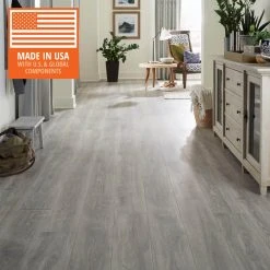 Silverton Oak 7-1/2 in W Water Resistant Laminate Wood Flooring (947.6 sq. ft./pallet) by TrafficMaster 15 Silverton Oak 7-1/2 in W Water Resistant Laminate Wood Flooring (947.6 sq. ft./pallet) by TrafficMaster -TrafficMaster || Addison Rugs Sales silverton oak trafficmaster laminate wood flooring tm5p 31 1000