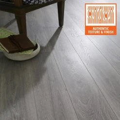 Silverton Oak 7-1/2 in W Water Resistant Laminate Wood Flooring (947.6 sq. ft./pallet) by TrafficMaster 11 Silverton Oak 7-1/2 in W Water Resistant Laminate Wood Flooring (947.6 sq. ft./pallet) by TrafficMaster -TrafficMaster || Addison Rugs Sales silverton oak trafficmaster laminate wood flooring tm5p 4f 1000